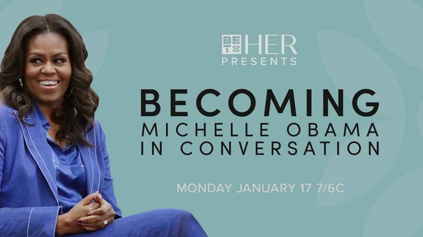 ‘Becoming: Michelle Obama In Conversation’ Premieres Monday, January 17