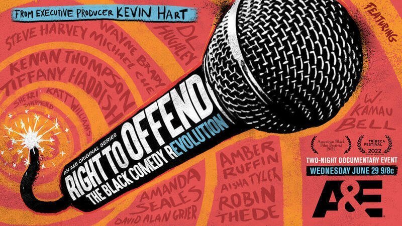 Kevin Hart, Tiffany Haddish, and DL Hughley Among Comedians Featured in ‘Right to Offend: The Black Comedy Revolution’