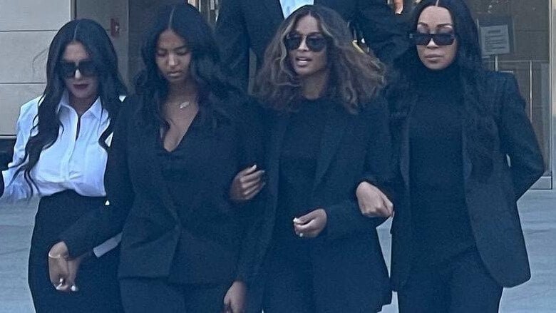 Ciara and Monica Join Vanessa Bryant and Daughter at Kobe Bryant Crash Site Trial